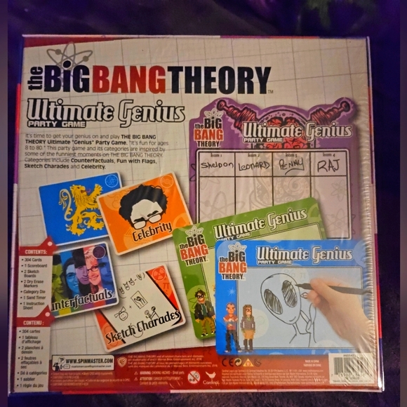 Big Bang Theory Ultimate Genius Party Game Factory Sealed - Picture 5 of 5